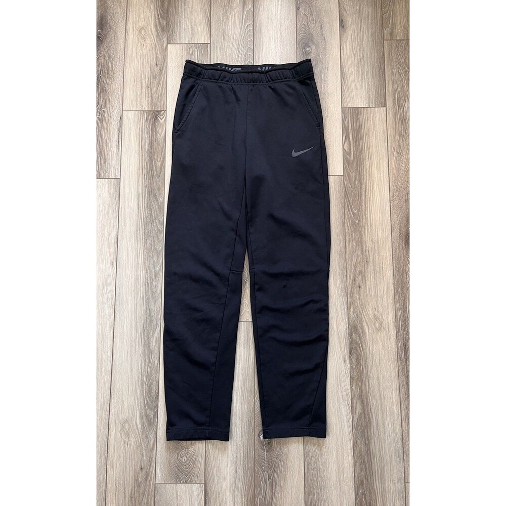 Nike Dri-Fit Mens Sz M Fleece Lined Straight Leg Sweatpants Drawstring Pockets